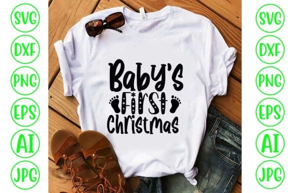 Download Babys First Christmas SVG Design - Christmas svg Collection