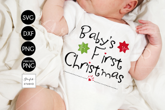 Download Baby's First Christmas SVG CUT File - Christmas svg Collection