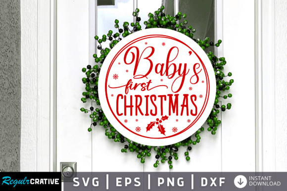 Download Babys First Christmas SVG Design - Christmas svg Collection