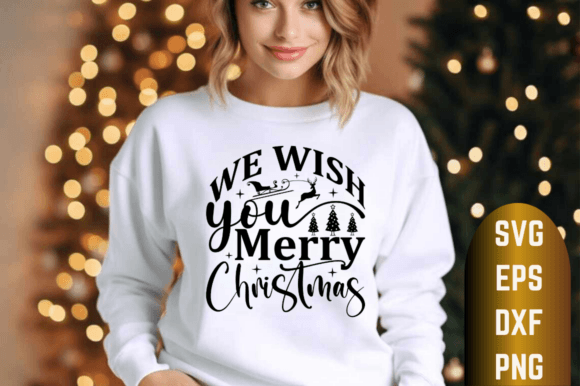 Download We Wish You Merry Christmas SVG Design - Christmas svg Collection