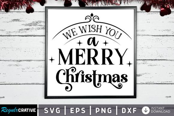 Download We Wish You a Merry Christmas SVG Design - Christmas svg Collection