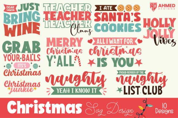 Download Retro Christmas SVG Bundle - Christmas svg Collection