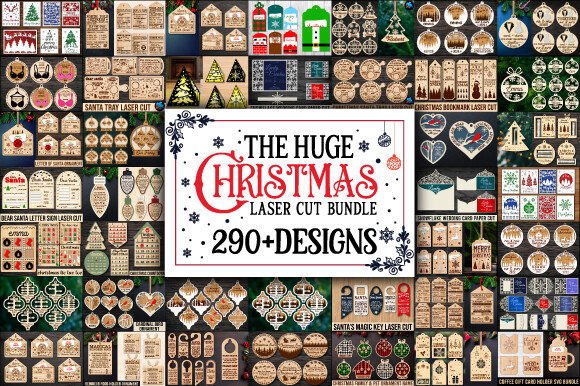 Download Huge Christmas Laser Cut Bundle - Premium Resources