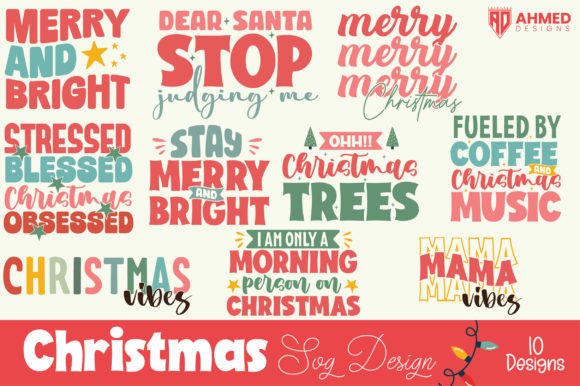 Download Retro Christmas SVG Bundle - Christmas svg Collection