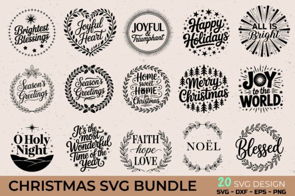Download Christmas Svg Bundle, Christmas Ornament - Christmas svg Collection