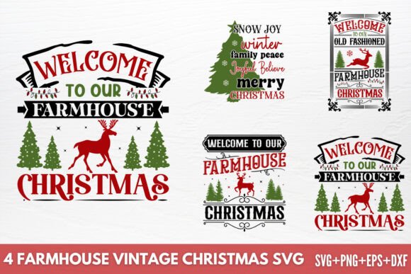 Download Farmhouse Vintage Christmas SVG - Christmas svg Collection
