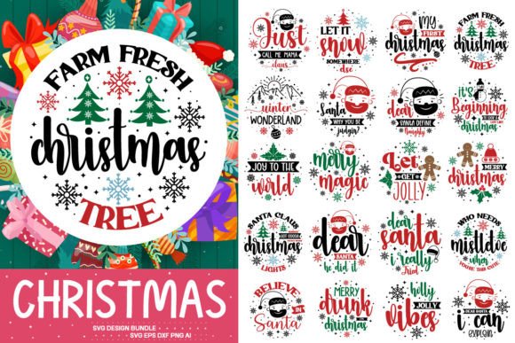 Download Christmas Round Sign Svg Bundle - Christmas round sign svg bundle Collection