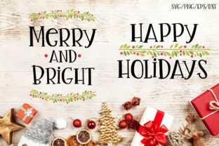 Download Happy Holidays - Set of 2 Christmas SVGs - Christmas svg Collection
