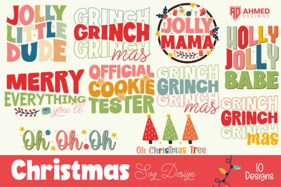 Download Retro Christmas SVG Bundle - Christmas svg Collection