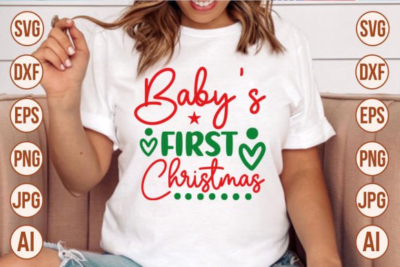 Download Baby's First Christmas SVG Cut File - Christmas svg Collection