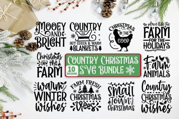 Download Country Christmas SVG Bundle - Christmas svg Collection
