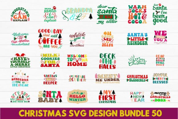 Download Retro Christmas Bundle.Christmas Svg - Christmas svg Collection