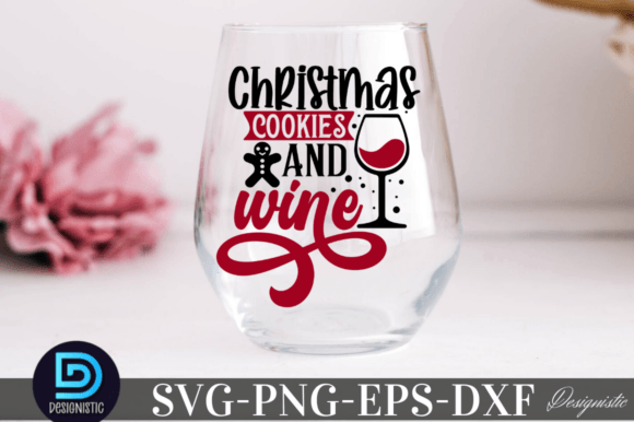 Download Christmas Cookies and Wine SVG - Cookies Collection