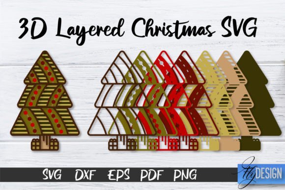Download 3D Layered Christmas SVG | Christmas - Christmas svg Collection